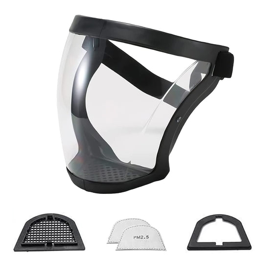 AMU Full Face Anti-Fog Transparent Face Mask