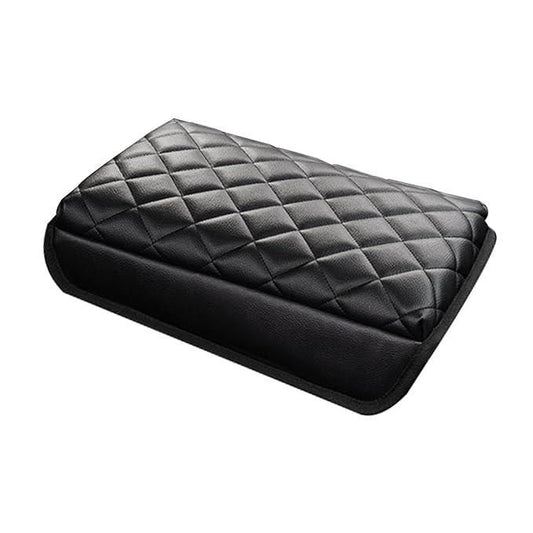 AMU Leather Waterproof Armrest Seat Box Cover Pad Protector (Pack of 2)