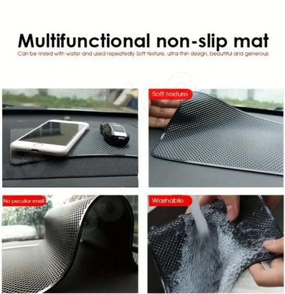 AMU High-Temperature Resistant Silicone Car Dashboard Mat - Non-Slip